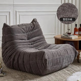 MOMO Caterpillar Single Recliner Lazy Sofa Wabi-Sabi Style Fabric Lounge Chair 78x103cm thumbnail 37