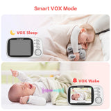 VB603 2.4G Wireless Video Baby Monitor with 3.2" LCD, Two-Way Audio, Night Vision & Temperature Monitoring thumbnail 5