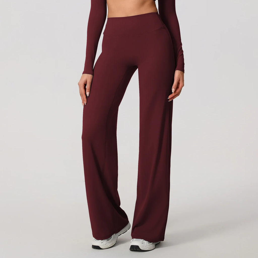 Hearuisavy Women Straight-Leg Sports Pants Yoga & Fitness Leggings