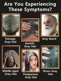 White to Black Gray Hair Serum – Natural Color Repair & Nourishing Essence for Men and Women thumbnail 7