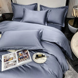 Luxury 100% Egyptian Cotton Bedding Set – Duvet Cover & Pillowcases, Soft Bed Linen for Double, Queen, King Size Beds thumbnail 70