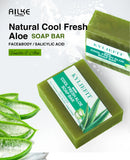 Aloe Brightening Soap Bar 200g – Dark Spot Removal, Acne Control & Oil Balancing for Face and Body thumbnail 7