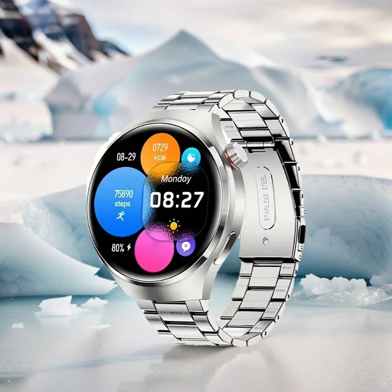 G.L Wear 2025 Men's Smart Watch HD Display Health & Fitness Tracking Bluetooth Calling Sports Smartwatch