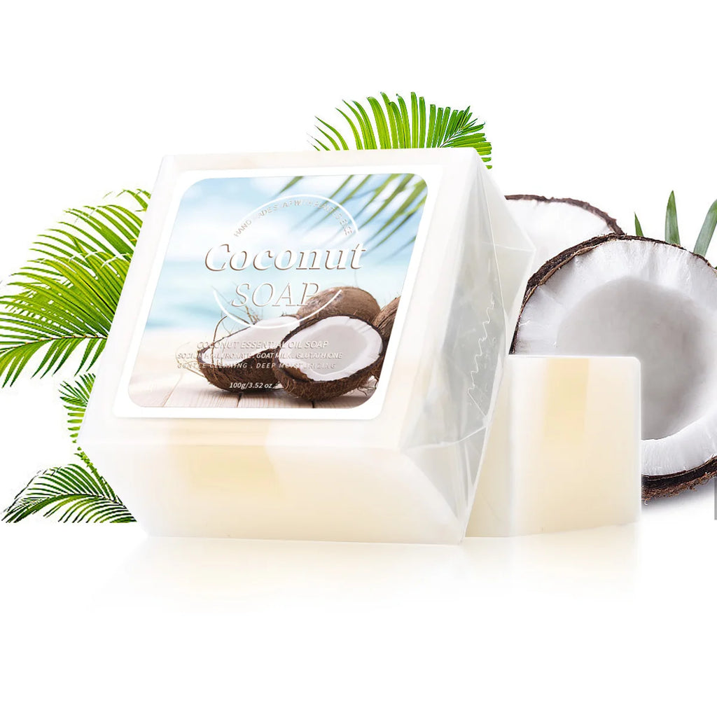 100g B+ Coconut Milk Organic Handmade Facial Soap – Hydrating & Acne Care