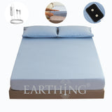 Grounding Earthing Fitted Sheet Cal King 183x213cm Cotton Silver Fibre Sheet with Grounding Cord 400TC thumbnail 13
