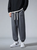 Men’s Big Size Hip Hop Jogger Sweatpants 6XL–8XL Loose Fit Cotton Blend Pants thumbnail 12