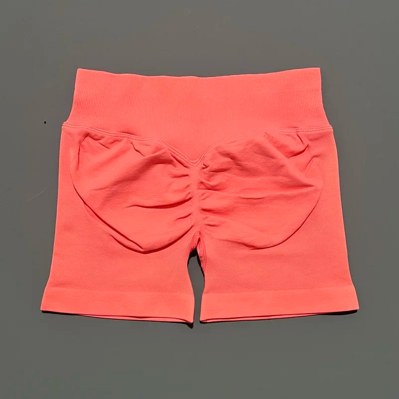 Women High Waist Fitness Shorts – Yoga, Gym, Running Sportswear