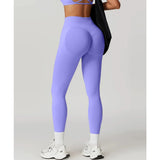 TKITK Women's High Waist Yoga Leggings Seamless Butt Lifting Gym Pants thumbnail 3