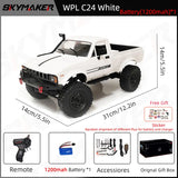 WPL C24-1 1:16 Scale 4WD RC Rock Crawler Truck with LED Lights – 2.4G Remote Control Off-Road Buggy thumbnail 21