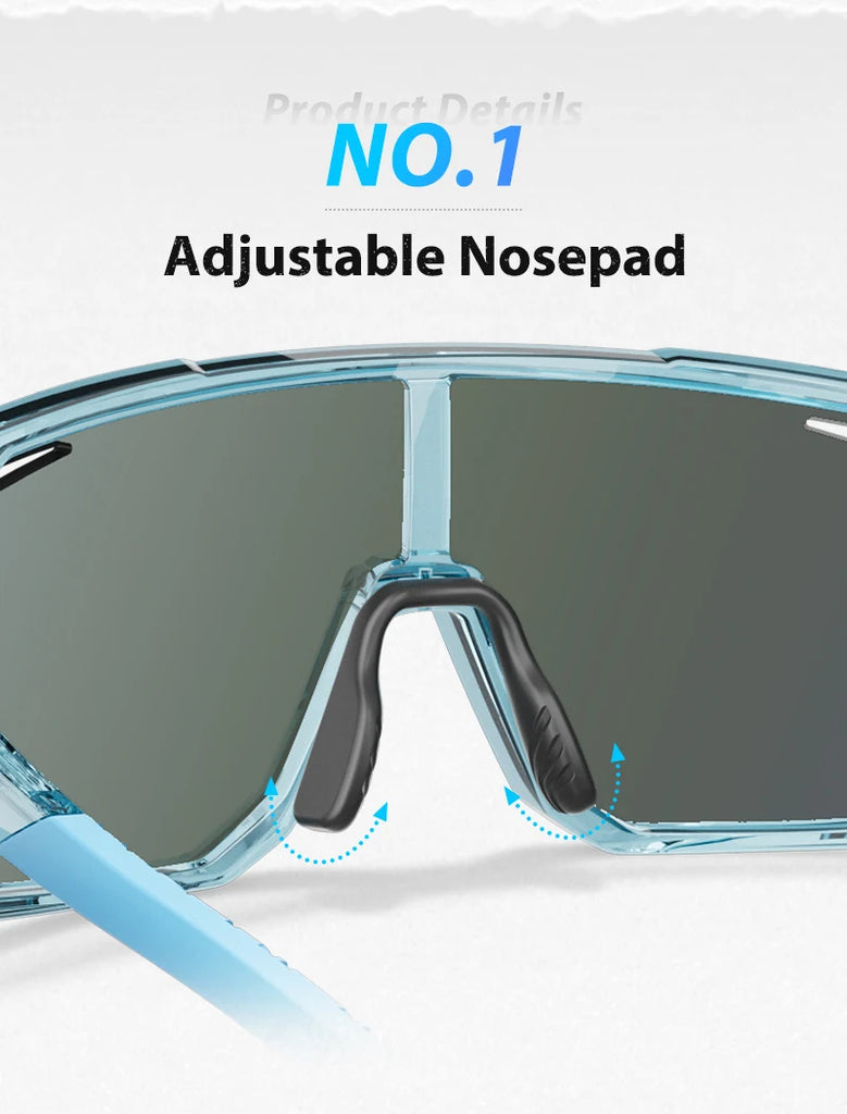 SCVCN Kids UV400 Photochromic Cycling Sunglasses – Boys & Girls Outdoor Sports Riding Glasses