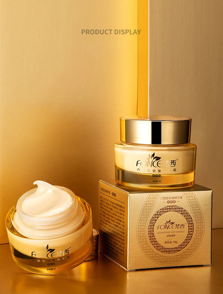 Korea Anti Aging Peptide Face Cream 50g – Hydrating Wrinkle Remover & Firming Day Night Moisturizer