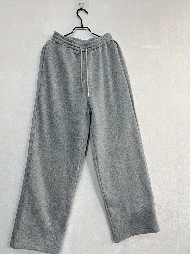 Women's Drawstring Jogging Pants – Casual, Comfortable, Mid-Waist with Pockets