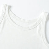 3-Piece Women’s Solid Color Knit Tank Top Vest Set thumbnail 4