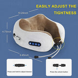 Electric 3D Kneading Shiatsu Neck Massager U-Shaped Pillow with Heat and Vibration – Memory Foam Cervical and Shoulder Pain Relief thumbnail 11