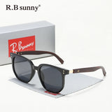 Fashion Vintage UV400 Rectangle Sunglasses – Wooden Frame Classic Travel & Driving Eyewear for Men thumbnail 8