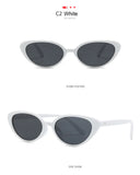 2pcs Retro Cat Eye Sunglasses for Women & Men – Rivet Triangle Fashion Sun Glasses, Multi-Color thumbnail 12