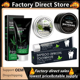 Bamboo Charcoal Toothpaste – Whitening, Activated Carbon for Yellow Teeth Removal & Fresh Oral Care thumbnail 1