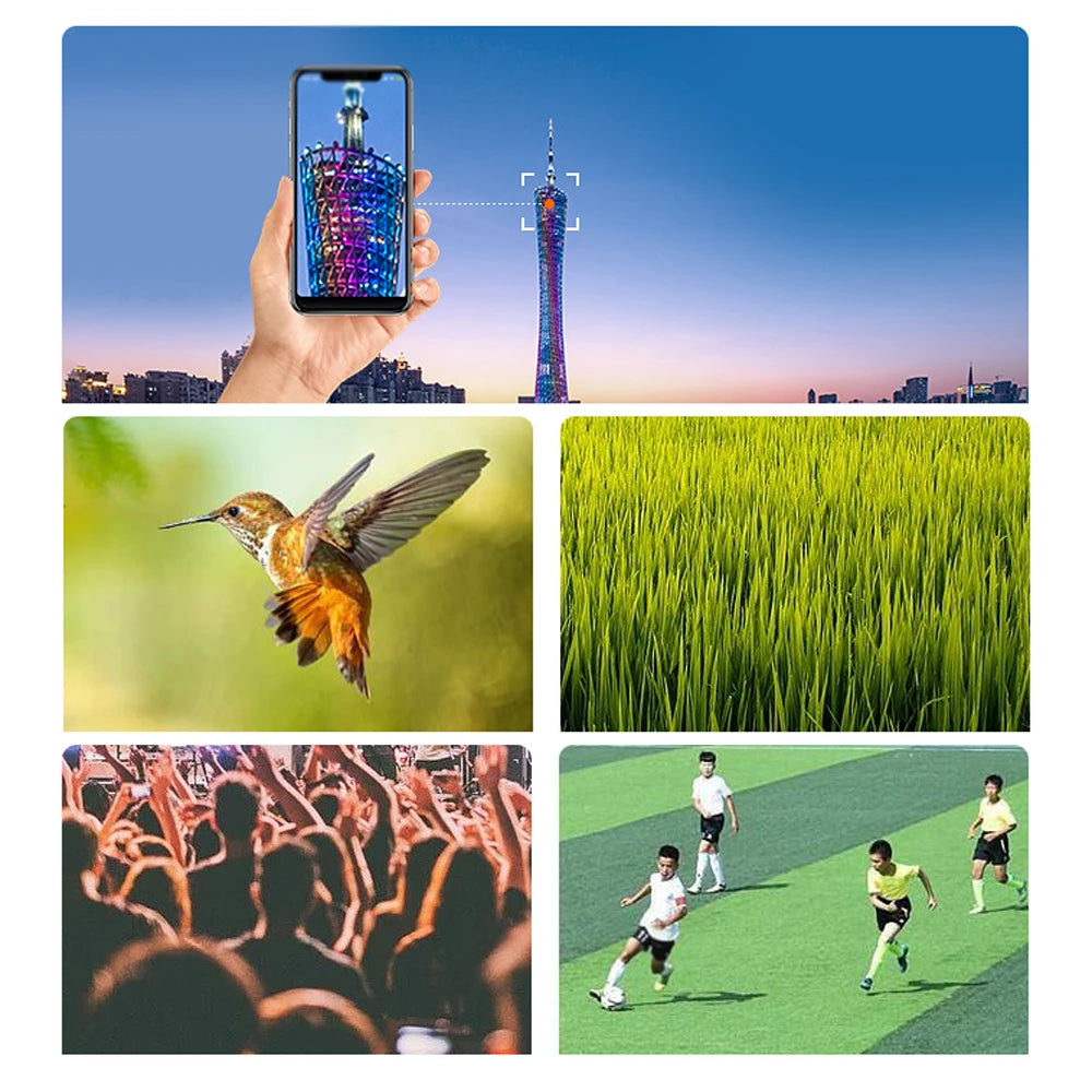 WiFi Digital Telescope 70X Zoom with 2MP Camera & 1080p Video | Mobile Detective Crosshairs Positioning | Lightweight & Portable Design