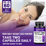 Powerful Natural Night Time Fat Burning & Cellulite Support Pills – Metabolism Booster Detox Supplement for Lean Physique thumbnail 5