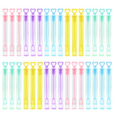 10-50pcs Colorful Heart Bubble Soap Bottles with Wands – Kids Party Favors & Wedding Gifts thumbnail 20