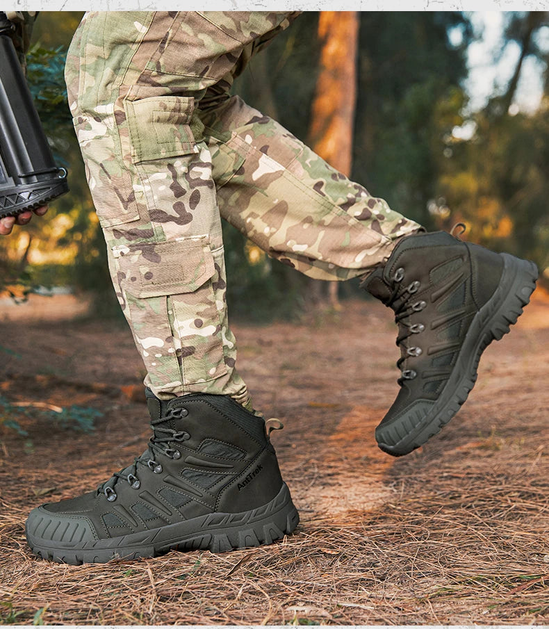 Men’s Outdoor Hiking Shoes – Lightweight, Anti-Slip & Breathable