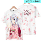 Anime 3D Graphic T-Shirt Unisex Short Sleeve Streetwear Tee for Kids & Adults thumbnail 16