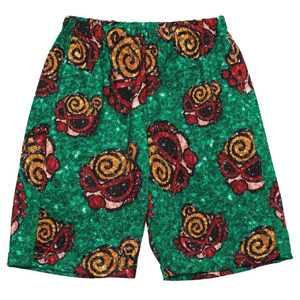 Kids Board Shorts & T-Shirt Set – Colorful Cartoon Cotton Summer Outfit for Girls & Boys
