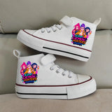 Children's High-Top Canvas Kpop Demon Hunter Sneakers – Breathable Kids Sports Shoes thumbnail 23