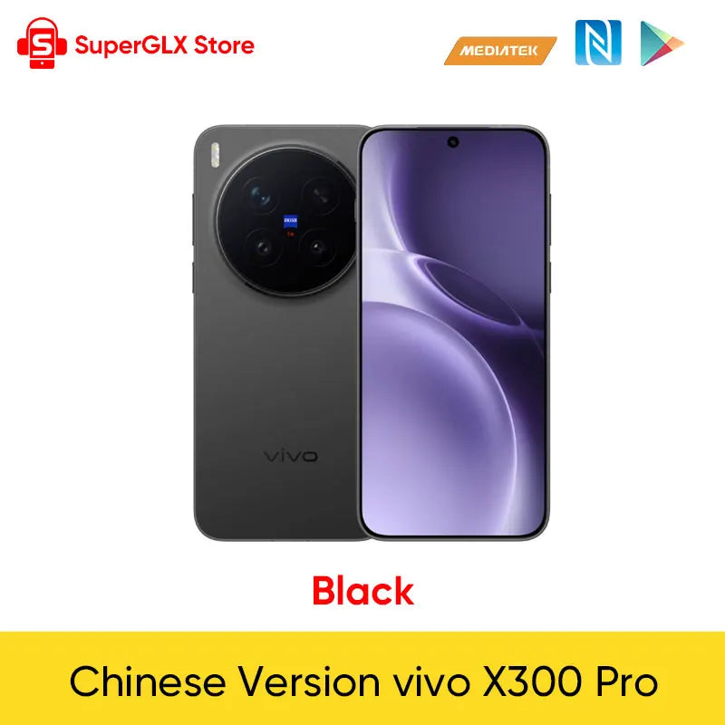 Original vivo X300 Pro 5G Smartphone 6.78" AMOLED 120Hz Screen 200MP APO Super Telephoto Lens 6510mAh