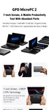 New 7-inch GPD MicroPC 2 Mini Laptop Intel Core i3-N300 16GB/512GB Windows 11 Portable Notebook thumbnail 7