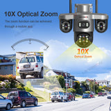 LS VISION 20MP 4-Lens Three Screen 4G/WiFi Solar Security Camera with 10X Optical Zoom and Auto Tracking thumbnail 3