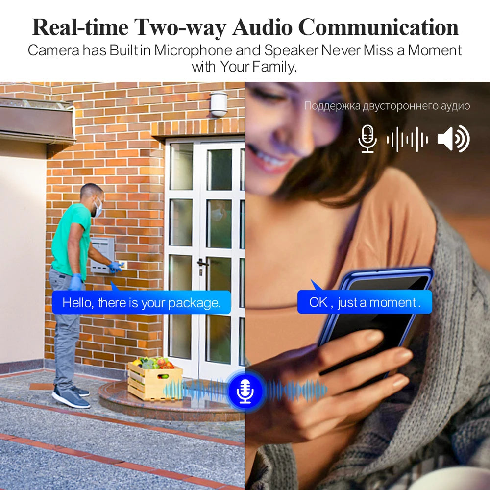 Techage 16CH 8MP Dual Lens PTZ POE CCTV Camera System with Human Detection and Two-Way Audio