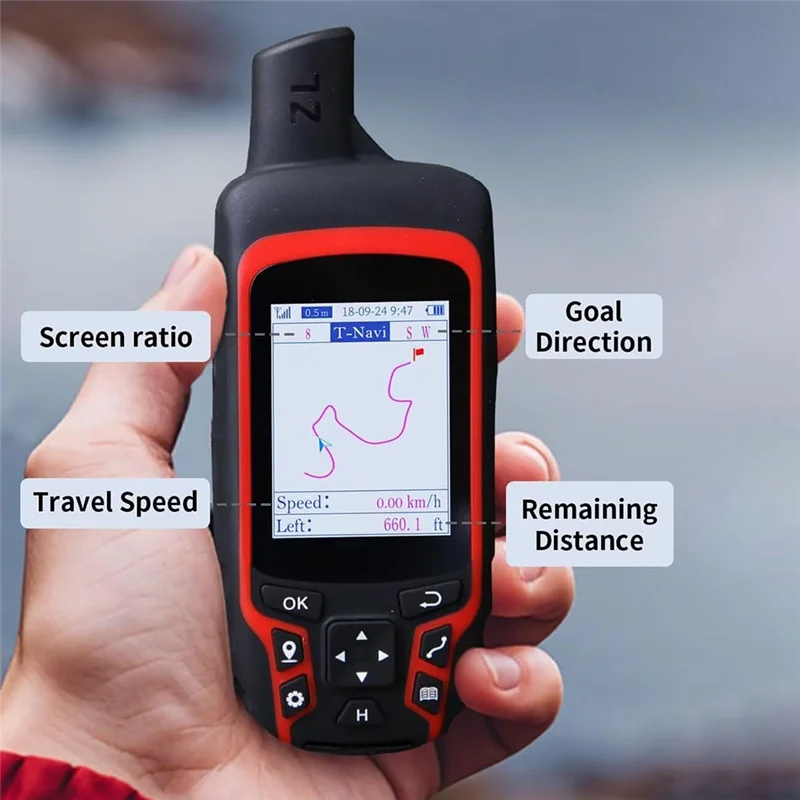 A6 Multi-GNSS Handheld GPS Navigator – Rugged Outdoor Design