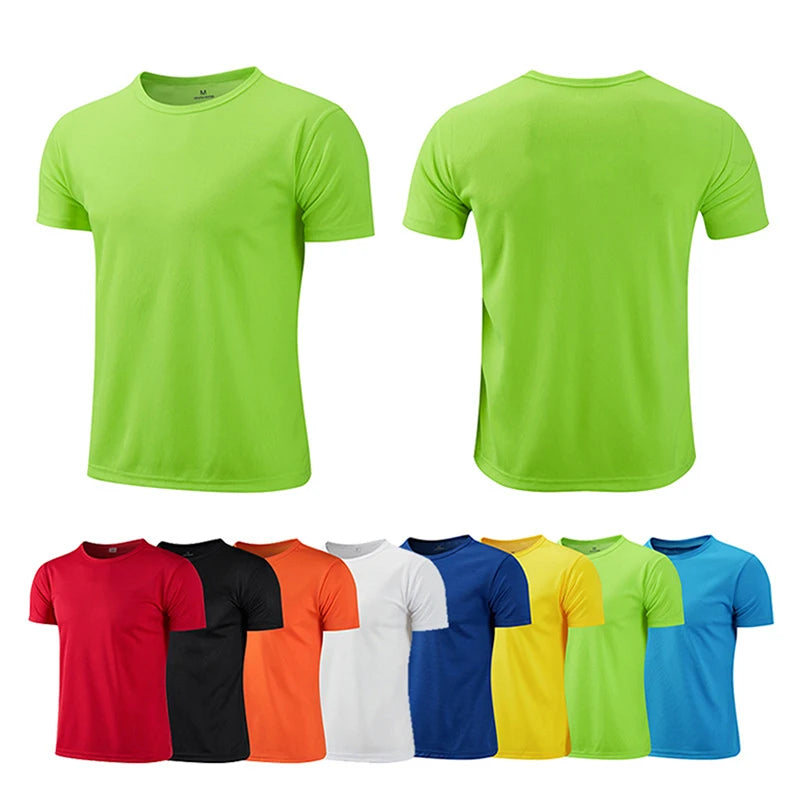 Quick Dry Short Sleeve Sports T-Shirt for Men and Women – Breathable Fitness & Running Tee