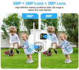 Smar 6MP Dual-Lens Wireless CCTV System 8CH NVR Kit with Audio & Night Vision thumbnail 9