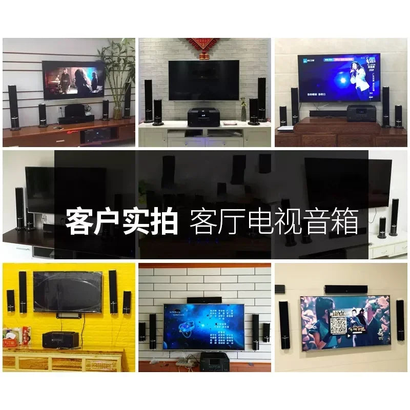 KYYSLB 5.1 Home Theater Sound System – Wireless 3D Surround Speakers for TV & Music