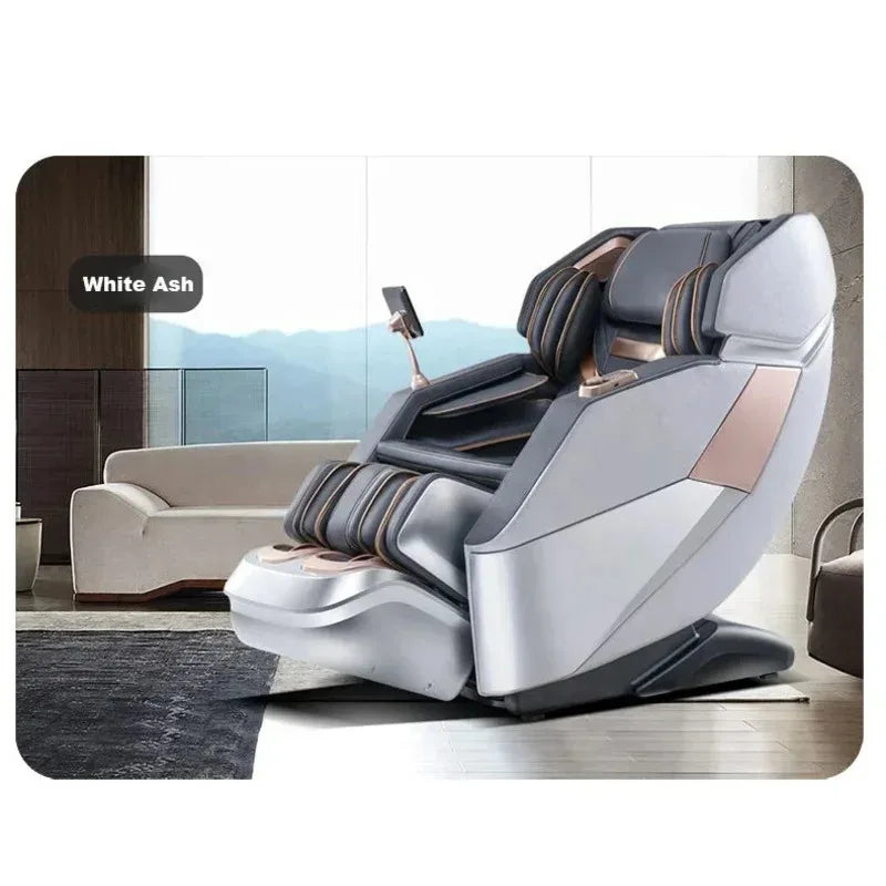Luxury 4D Zero Gravity Full Body Massage Chair with SL Track, Heating & Bluetooth