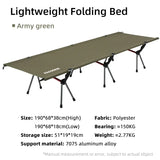 PACOONE Folding Camping Cot – Portable Outdoor Bed for Adults & Kids thumbnail 22
