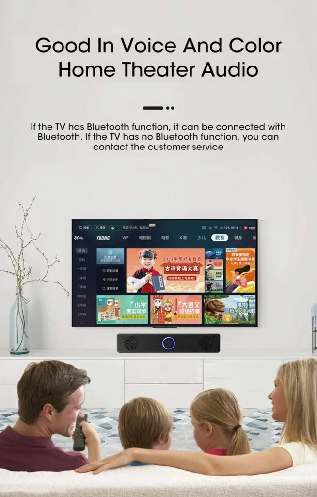 K2852 Series Home Theater Sound System Bluetooth 3D Surround Soundbar PC Speaker for TV with Subwoofer Stereo Music Box
