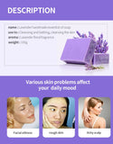 Natural Organic Lavender Essential Oil Handmade Soap – Cleansing, Hydrating & Oil Control Bath Bar 100g thumbnail 7