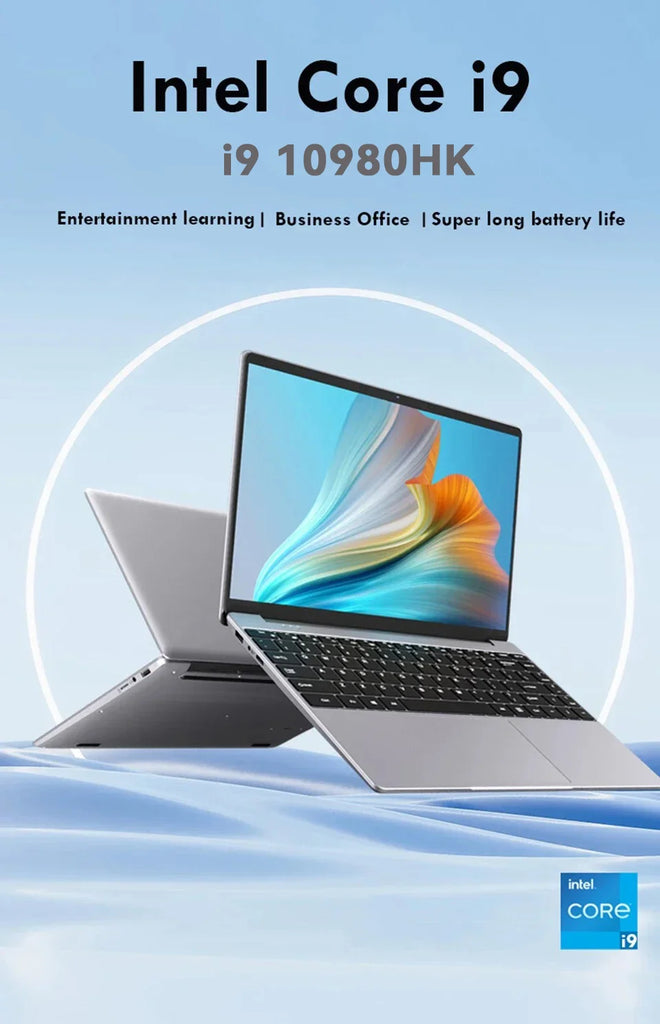 Windows 11 i9 Gaming Laptop – Intel Core i9-10980HK, 16GB DDR4, 1TB SSD, 14.1” FHD Notebook PC