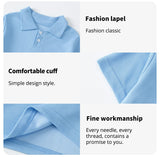 Children’s Short-Sleeved POLO Shirt – Boys & Girls Casual Solid Color T-Shirt, Comfortable Lapel Prince Style thumbnail 10