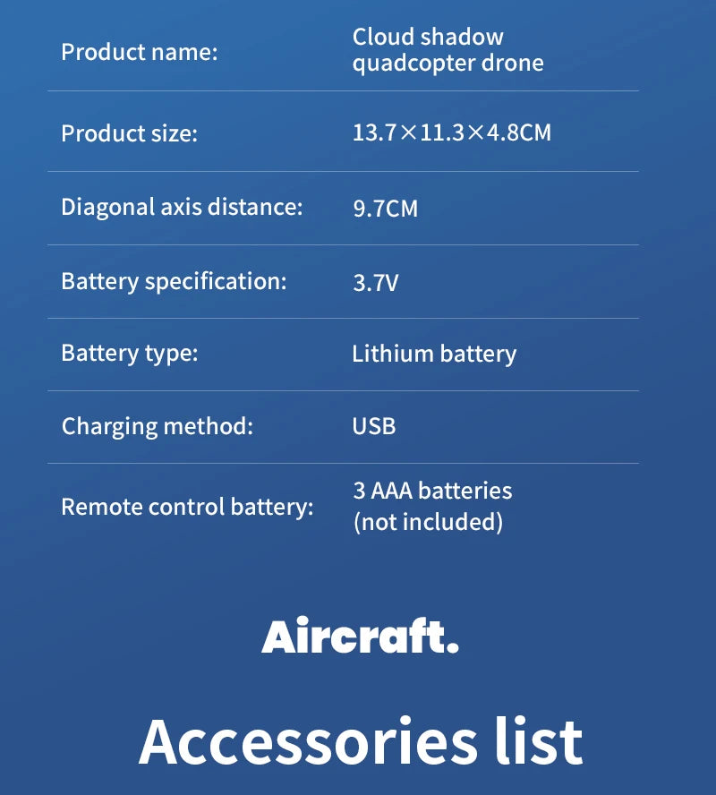 H135 Mini Drone WiFi FPV with 4K Camera, Foldable Quadcopter with Colorful Lights – RC Toys & Gifts