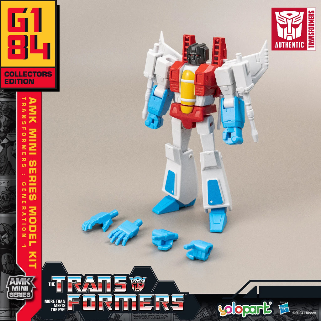 YOLOPARK AMK Mini Series Transformers Toys 12cm G1 Action Figures – Optimus Prime, Megatron, Bumblebee, Soundwave, Starscream