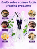 Purple Instant Teeth Whitening Pen – Tartar Removal Toothpaste for Stain Cleaning and Sensitivity-Free Bright Smile thumbnail 3