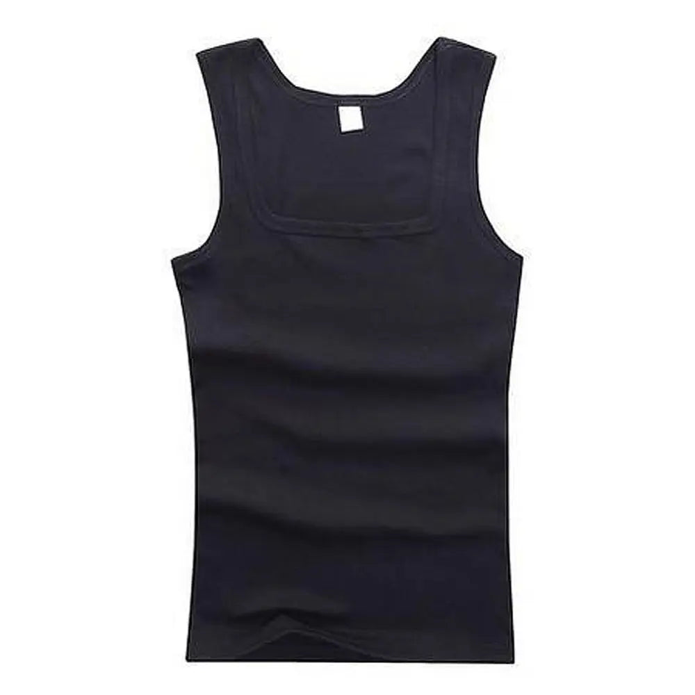 Men’s Sleeveless Cotton Fitness Tank Top – Breathable Summer Gym Vest