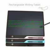 16 Inch USB Rechargeable LCD Writing Tablet Drawing Board 41cm Erasable Screen for Kids thumbnail 6