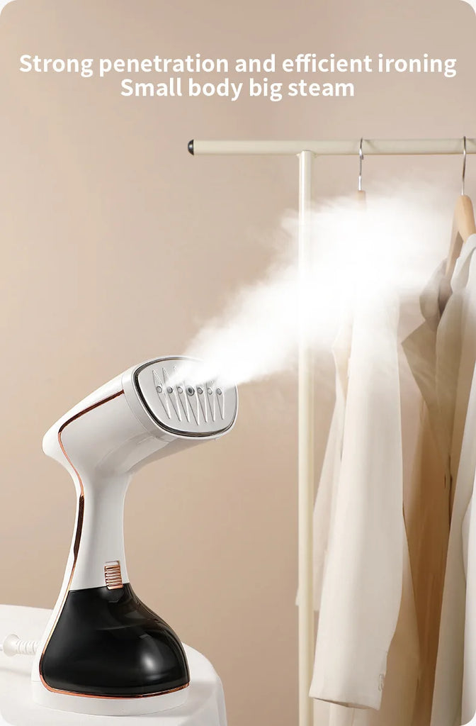 1800W Handheld Garment Steamer with Touch Screen Control and 320ml Water Tank
