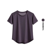 DRUR Women’s Breathable Yoga & Gym T-Shirt – Quick Dry Short Sleeve Workout Top thumbnail 24