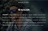 KDEAM Classic Square Polarized Sports Sunglasses UV400 Windproof Outdoor Fishing Driving Shades for Men KD093 thumbnail 32
